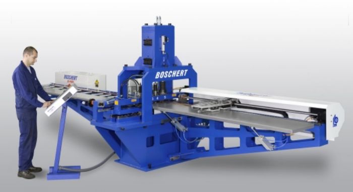 Punzonadora para barras de cobre CNC